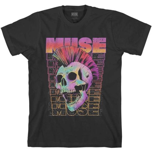 Muse - Mowhawk Skull póló