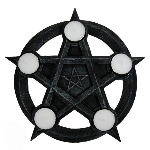 Pentagram mécsestartó