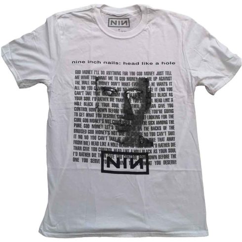 Nine Inch Nails - Head Like A Hole (White) póló