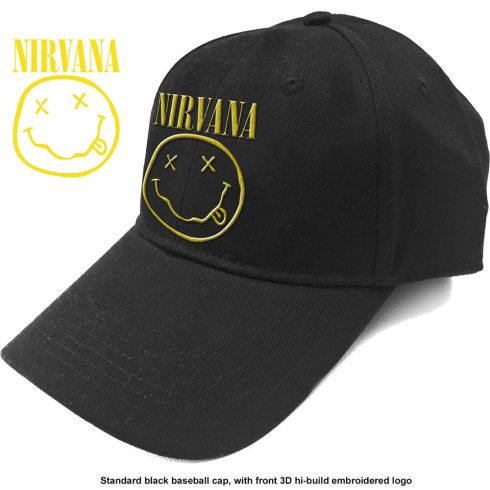 Nirvana - Logo & Smiley baseball sapka