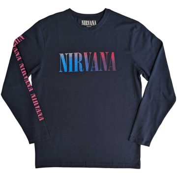   Nirvana - Angelic Gradient (Back & Sleeve Print) hosszú ujjú póló