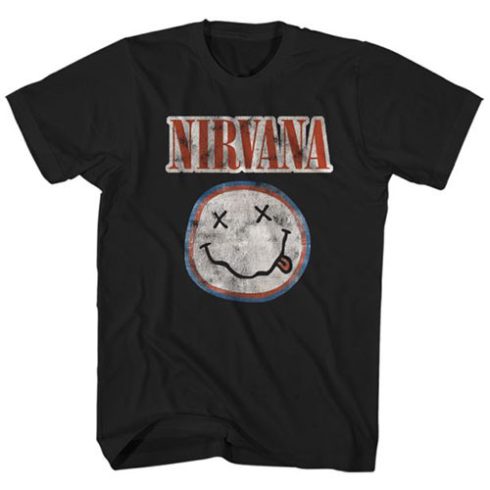 Nirvana - Distressed Logo póló