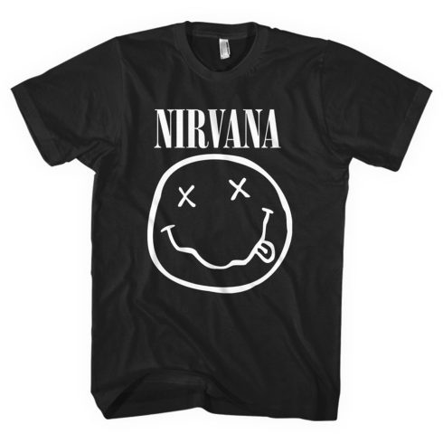 Nirvana - White Smiley póló