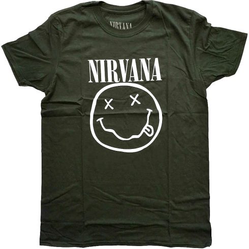 Nirvana - White Smiley póló