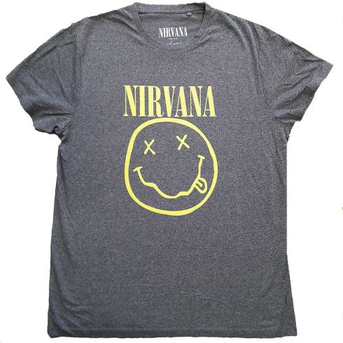 Nirvana - Yellow Smiley (Back Print) póló