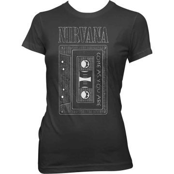 Nirvana - As You Are Tape (Black) női póló