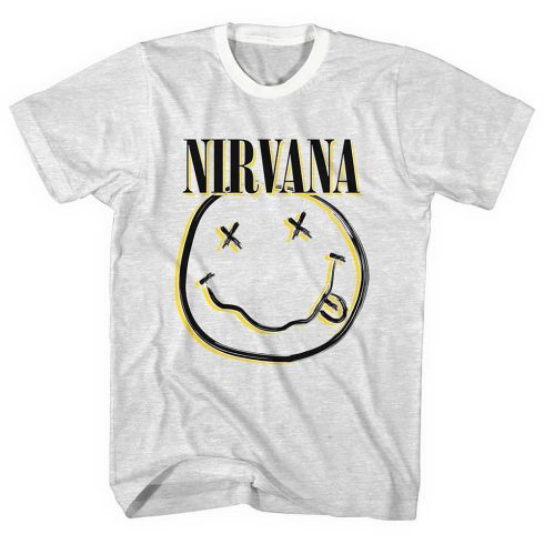Nirvana - Inverse Smiley (Ringer) póló