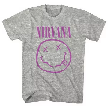 Nirvana - Purple Smiley póló