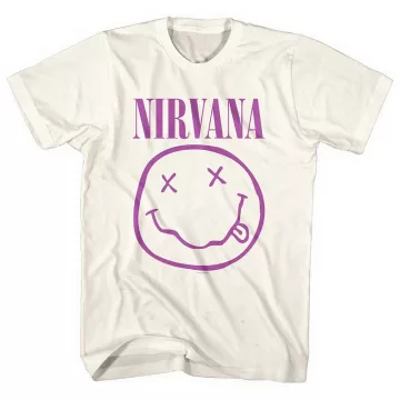Nirvana - Purple Smiley póló