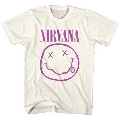 Nirvana - Purple Smiley póló