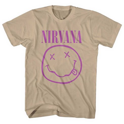 Nirvana - Purple Smiley póló