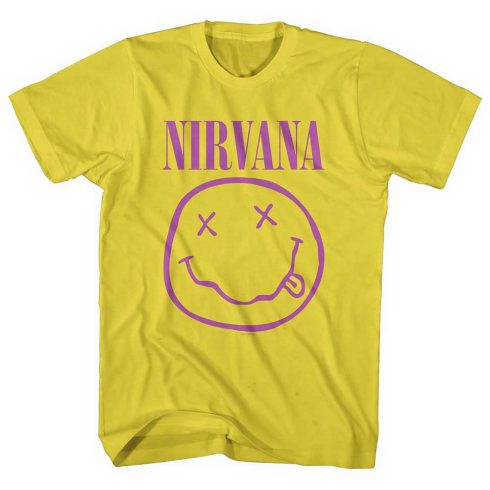 Nirvana - Purple Smiley póló