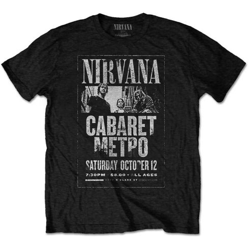 Nirvana - Cabaret Metro póló