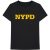 New York City - NYPD Text Logo póló