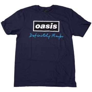 Oasis - Definitely Maybe Text Logo póló