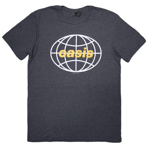 Oasis - Globe Logo (Navy Blue) póló
