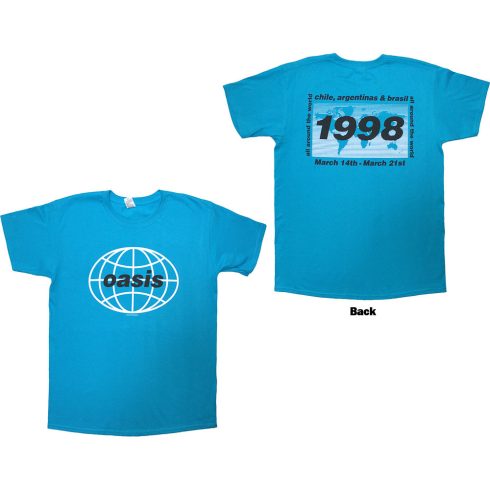 Oasis - 1998 World Tour - South America póló