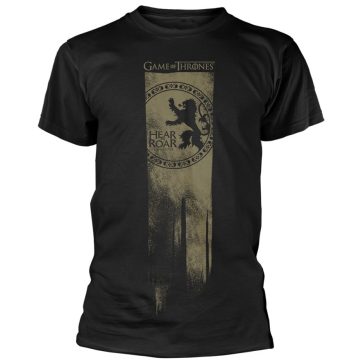  Game of Thrones - LANNISTER FLAG - HEAR ME ROAR póló ( S-es méret ) 