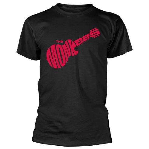 The Monkees - GUITAR LOGO BLACK póló