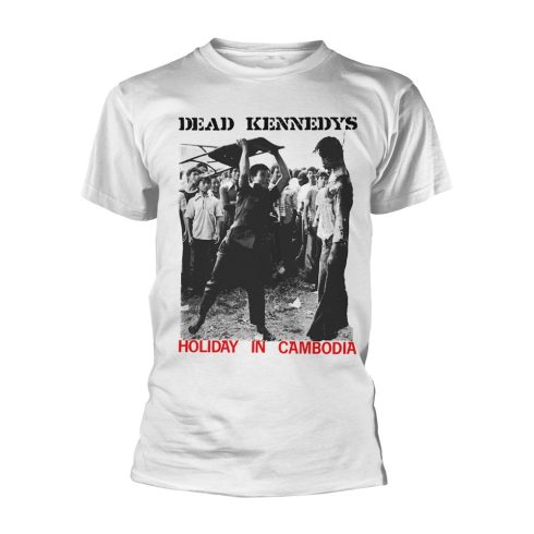 Dead Kennedys - HOLIDAY IN CAMBODIA (WHITE) póló