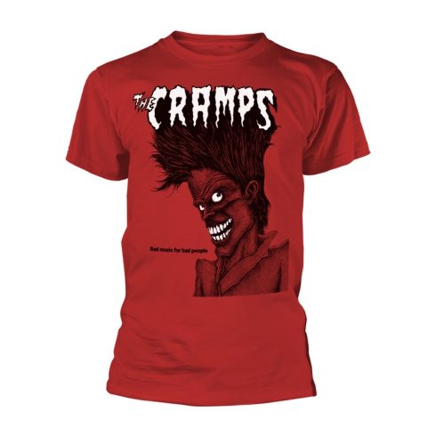 The Cramps - BAD MUSIC FOR BAD PEOPLE (RED) póló