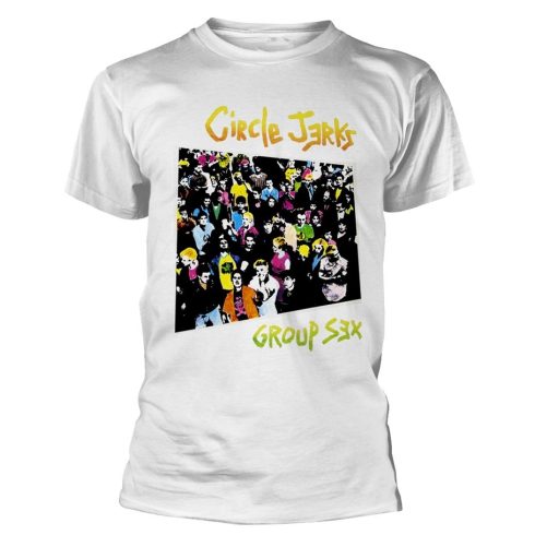 Circle Jerks - GROUP SEX (WHITE) póló