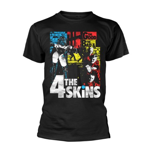 The 4-Skins - THE GOOD THE BAD & THE 4 SKINS (BLACK) póló