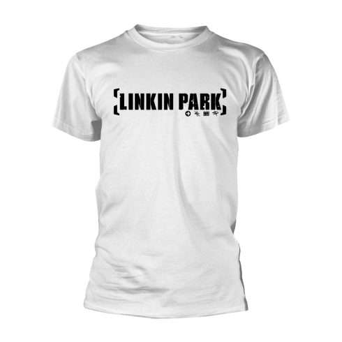 Linkin Park - BRACKET LOGO (WHITE) póló