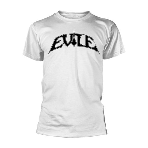 Evile - LOGO (WHITE TS/BLACK PRINT) póló