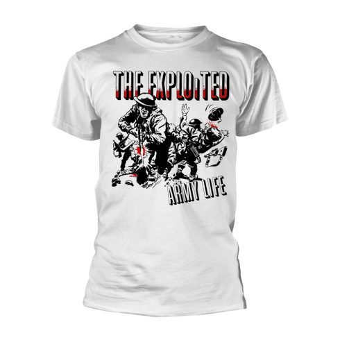 The Exploited - ARMY LIFE (WHITE) póló