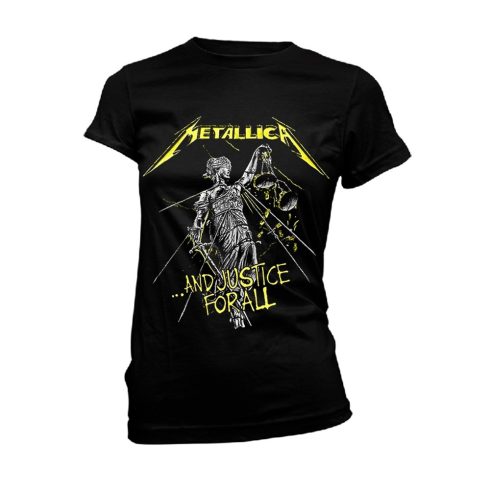 Metallica - AND JUSTICE FOR ALL TRACKS (BLACK) női póló