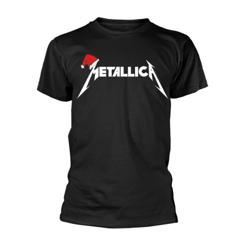 Metallica - SANTA HAT LOGO póló