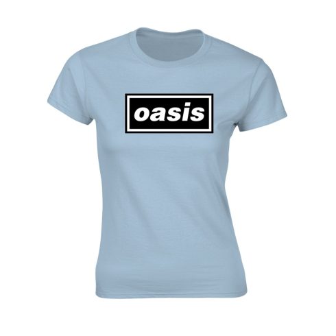Oasis - DECCA LOGO (LIGHT BLUE) női póló
