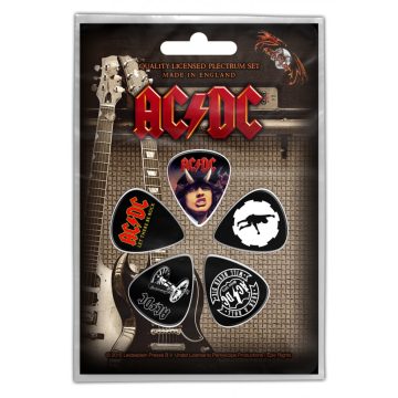 AC/DC 5 darabos gitárpengető szett