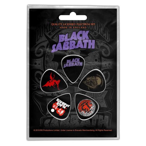 Black Sabbath - Purple Logo 5 darabos gitárpengető szett