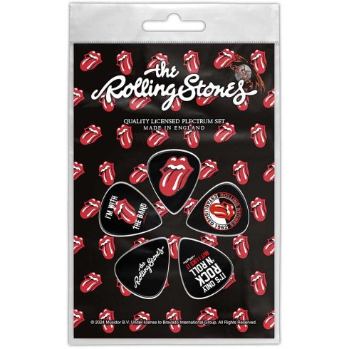 The Rolling Stones - Tongue 5 darabos gitárpengető szett