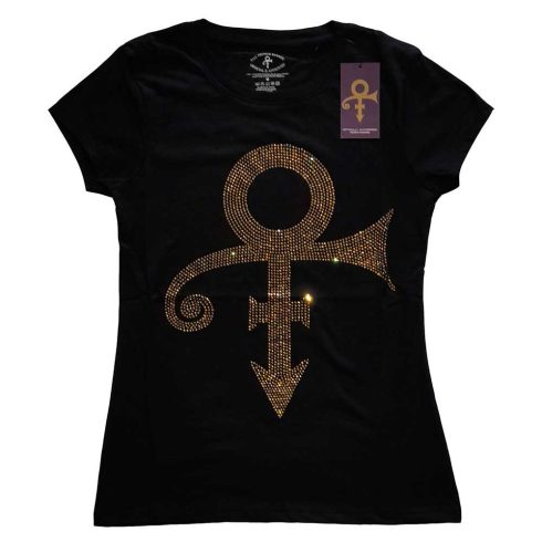 Prince - Gold Symbol (Diamante) női póló