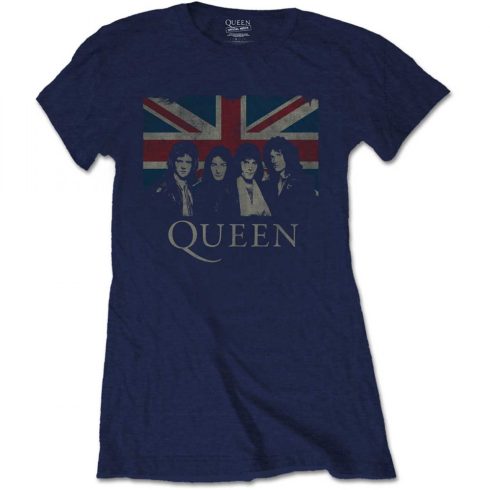 Queen - Vintage Union Jack női póló