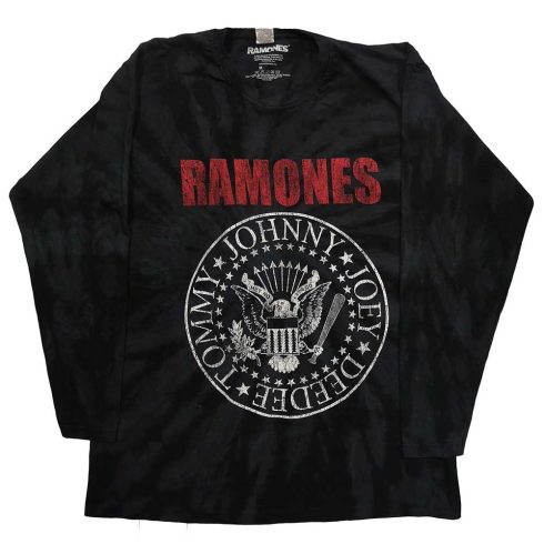 Ramones - Presidential Seal (Dip-Dye) hosszú ujjú póló