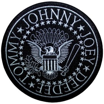 Ramones - Presidential Seal Black (szőtt) felvarró