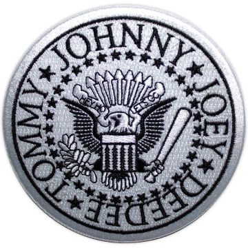 Ramones - Presidential Seal White (szőtt) felvarró
