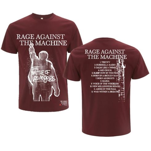 Rage Against the Machine - BOLA Album Cover (Back Print) póló