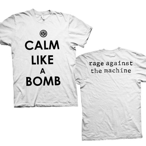 Rage Against the Machine - Calm Like A Bomb (Back Print) póló