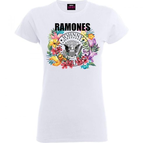 Ramones - Circle Flowers női póló