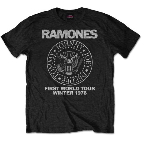 Ramones - First World Tour 1978 póló