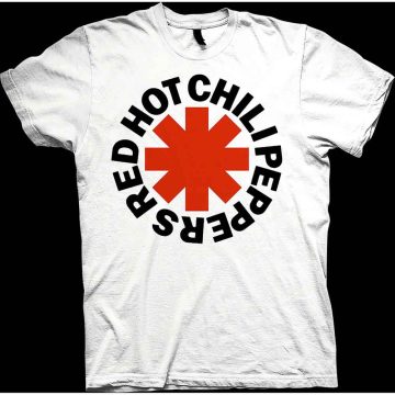 Red Hot Chili Peppers - Red Asterisk (White) póló