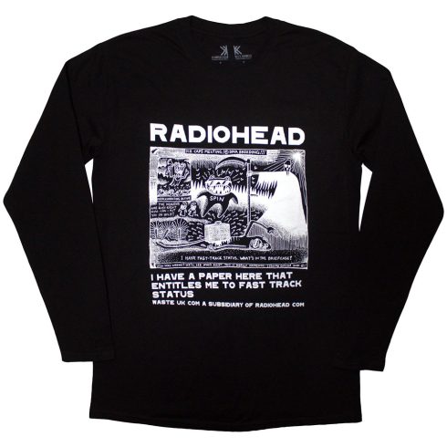Radiohead - Ice Caps (Black) hosszú ujjú póló