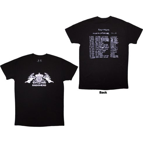 Radiohead - Bearhead Crest (Black)  póló