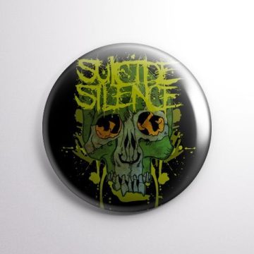 Suicide Silence - Skull kitűző