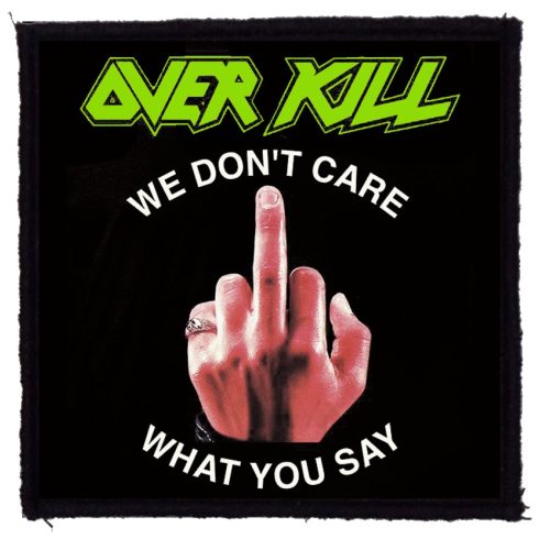 Overkill - Fuck You felvarró
